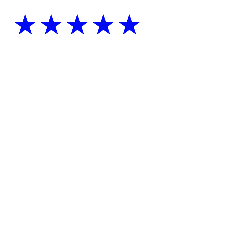 5 star rating